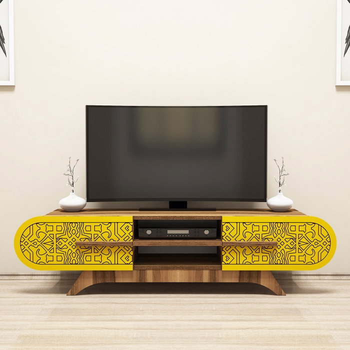 Hanah Home Defne - Nogal y Amarillo